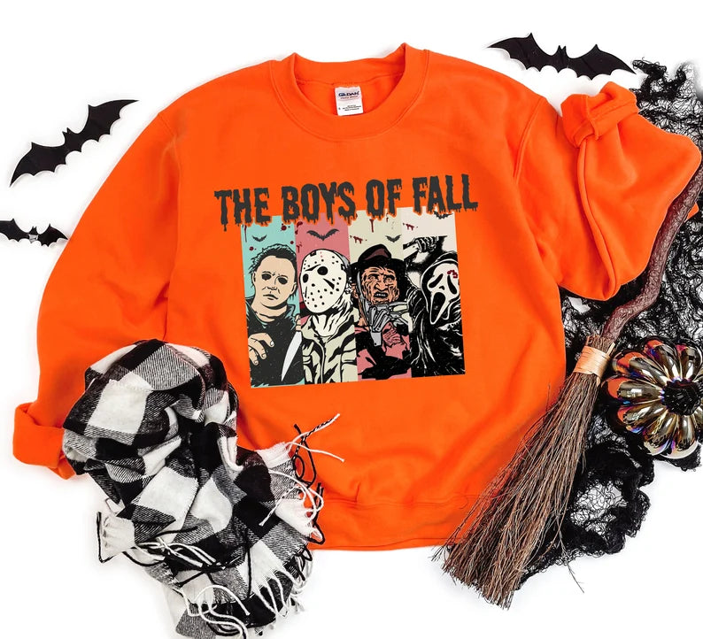 Boys of Fall Horror Halloween Sweatshirt