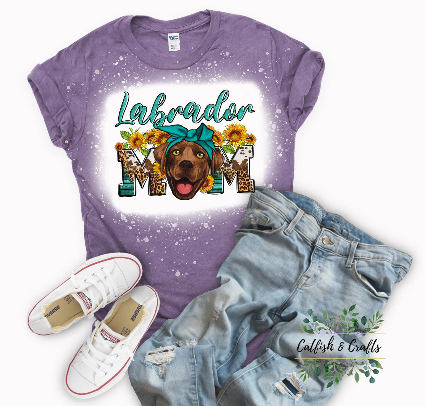 Lab Mom Bleached Tee