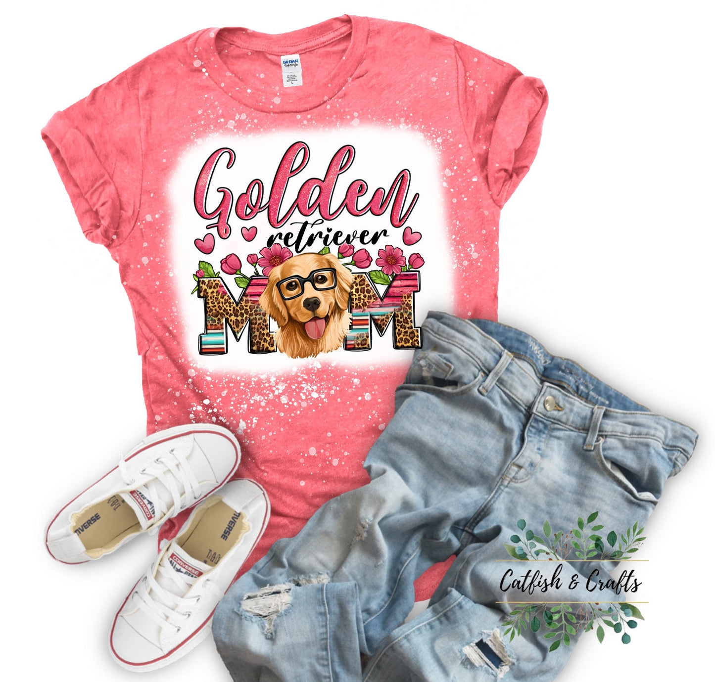 Golden Mom Bleached Tee