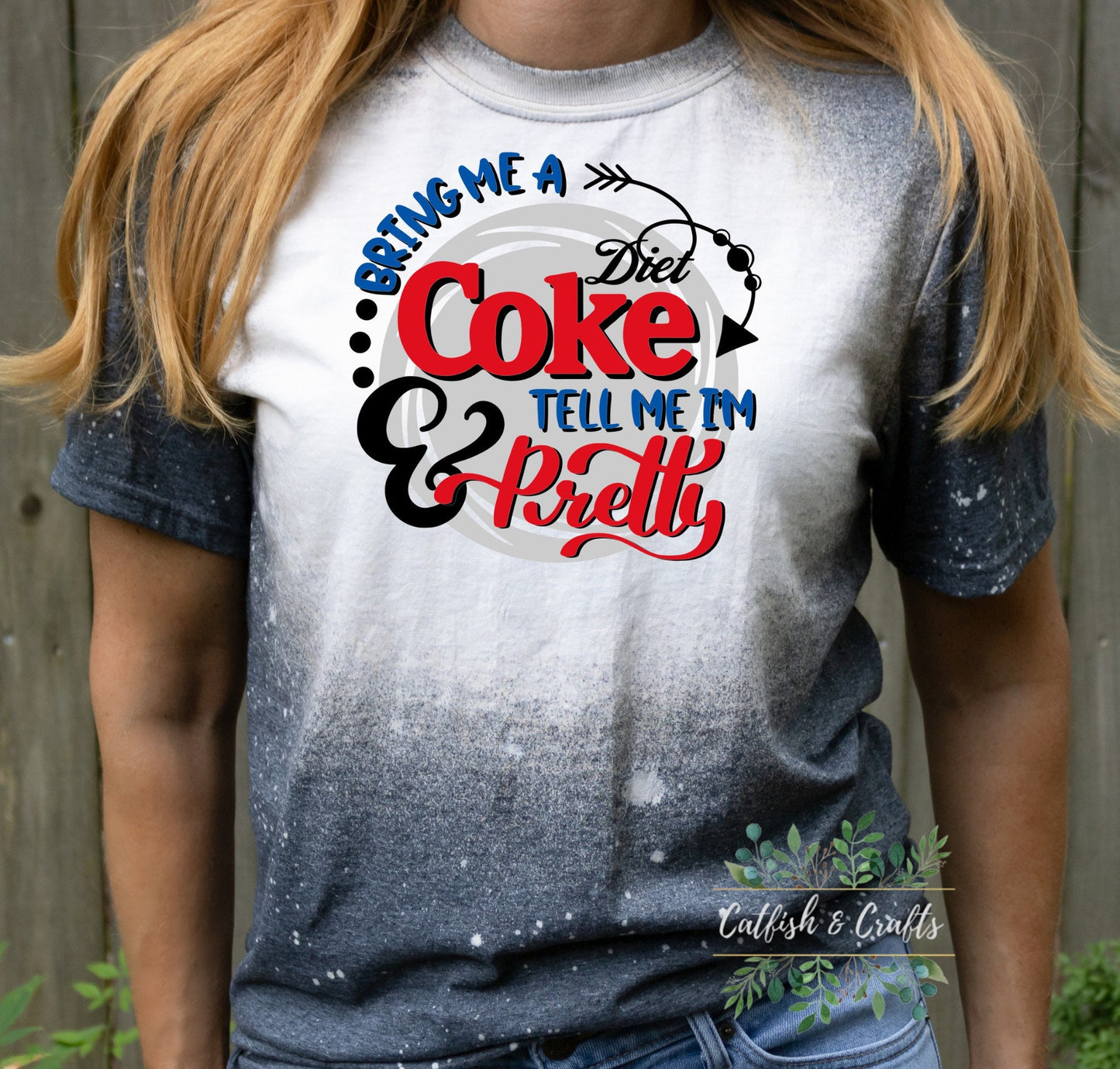 Diet Coke Bleached Tee