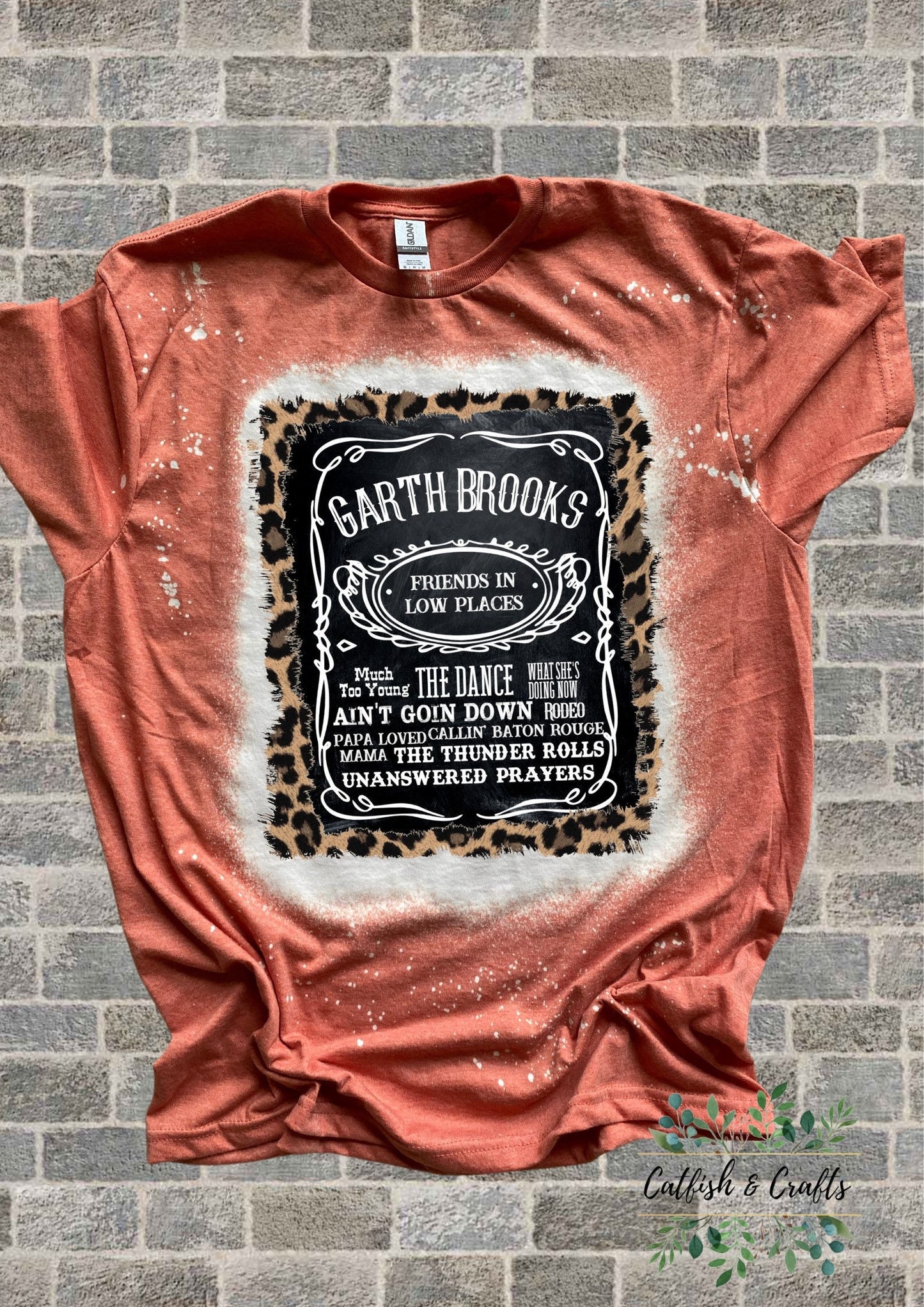 Country Concert Inspired Bleached Tee
