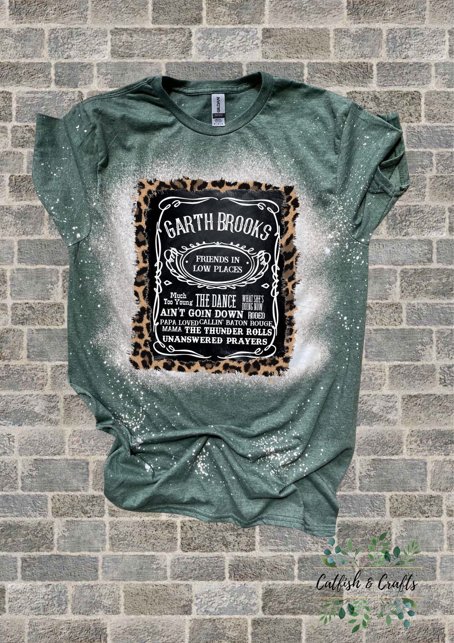 Country Concert Inspired Bleached Tee