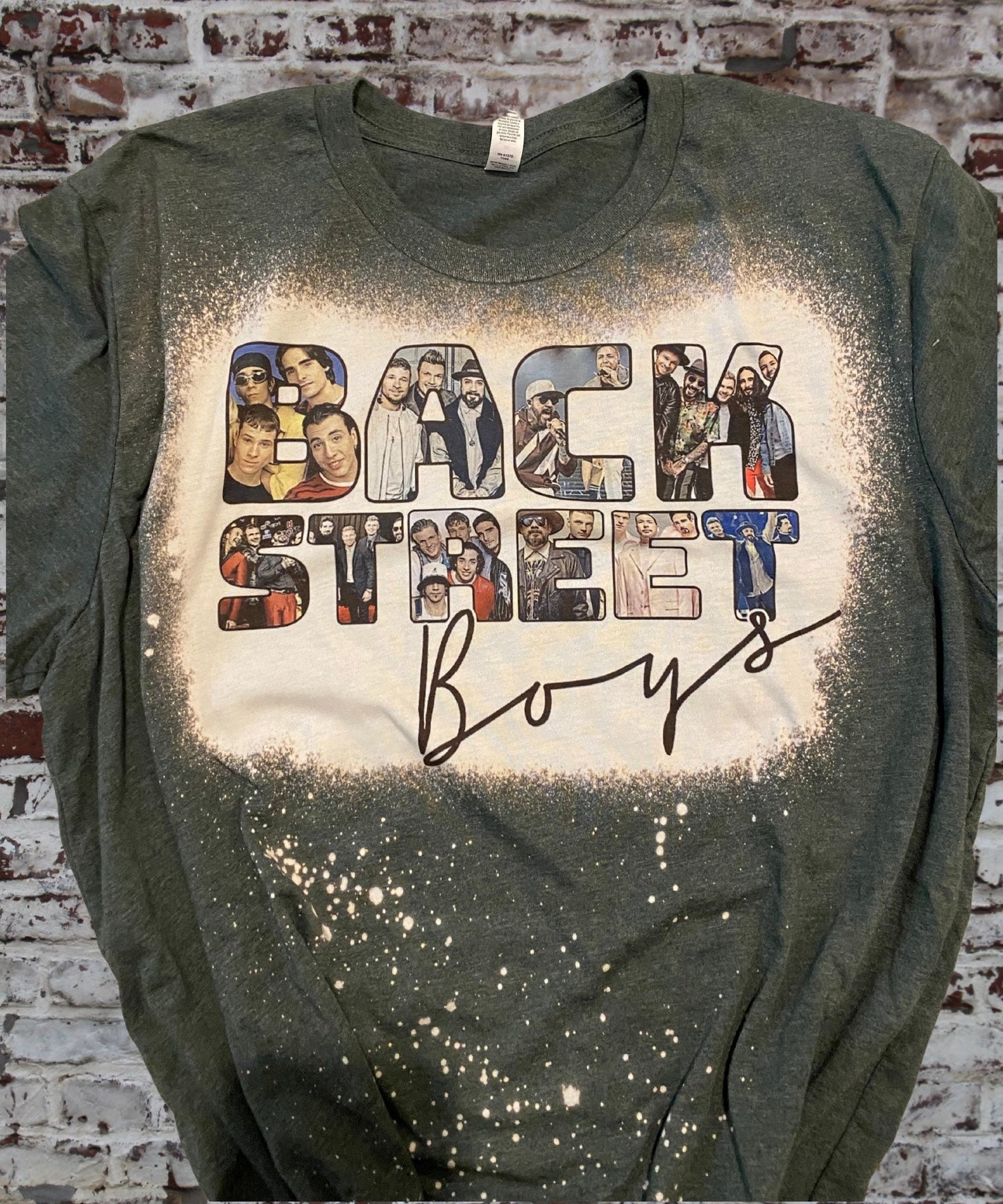 Backstreet Boys Concert 90s Bleached Tee