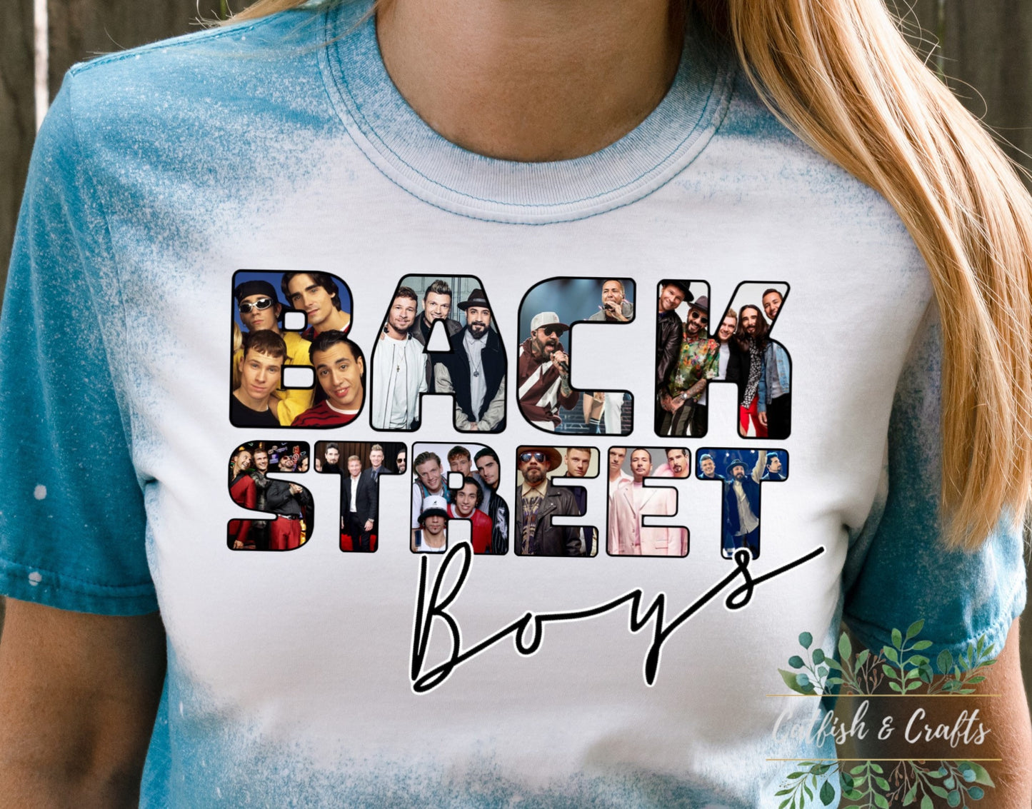 Backstreet Boys Concert 90s Bleached Tee
