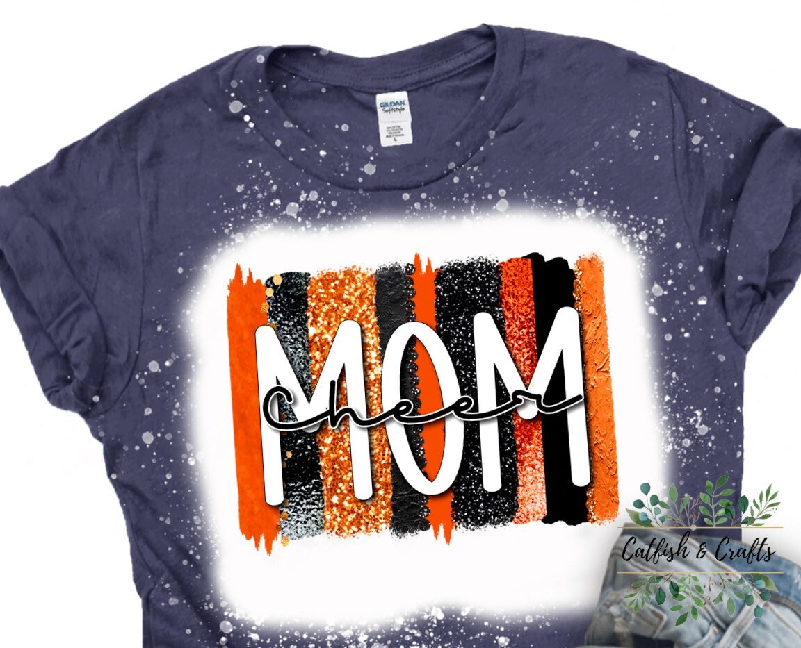 Cheer Mom Bleached Tee
