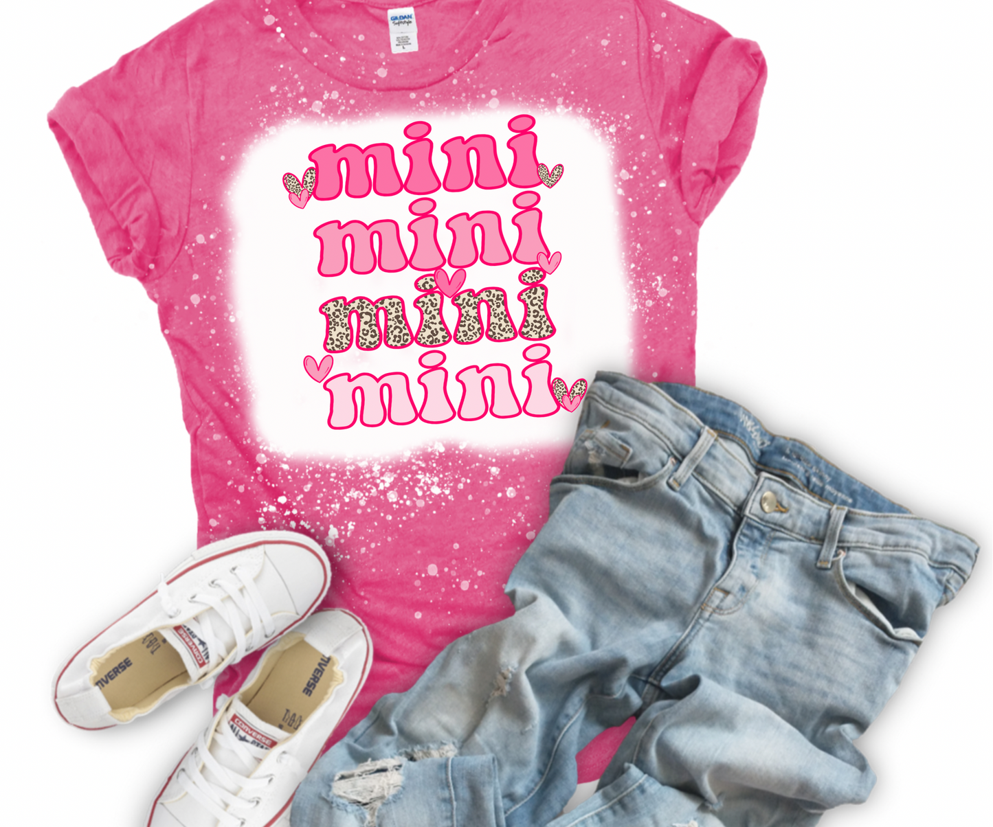 Valentine’s Day Mini Bleached Tee