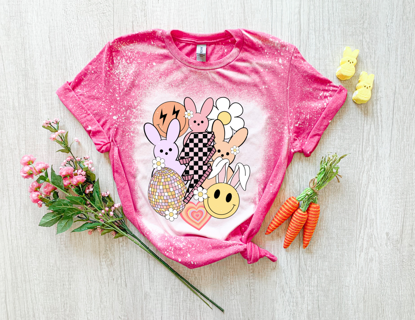 Easter Retro Bleached Tee