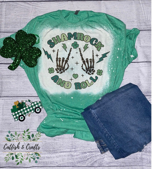 St. Patrick’s Day Bleached Tee