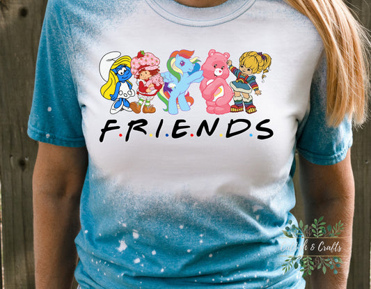 80s Friends Bleached Tee