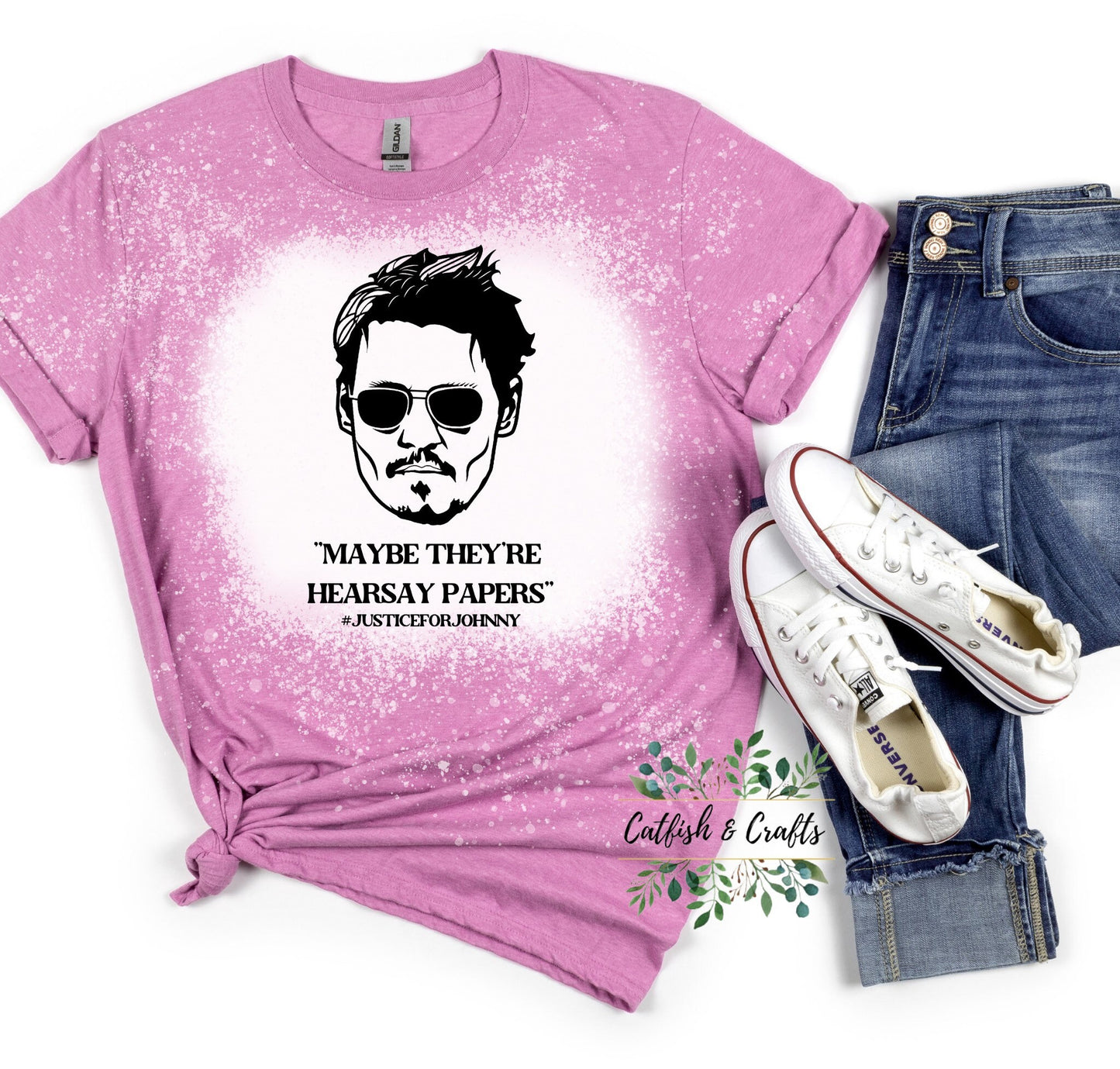 Johnny Depp Hearsay Bleached Tee