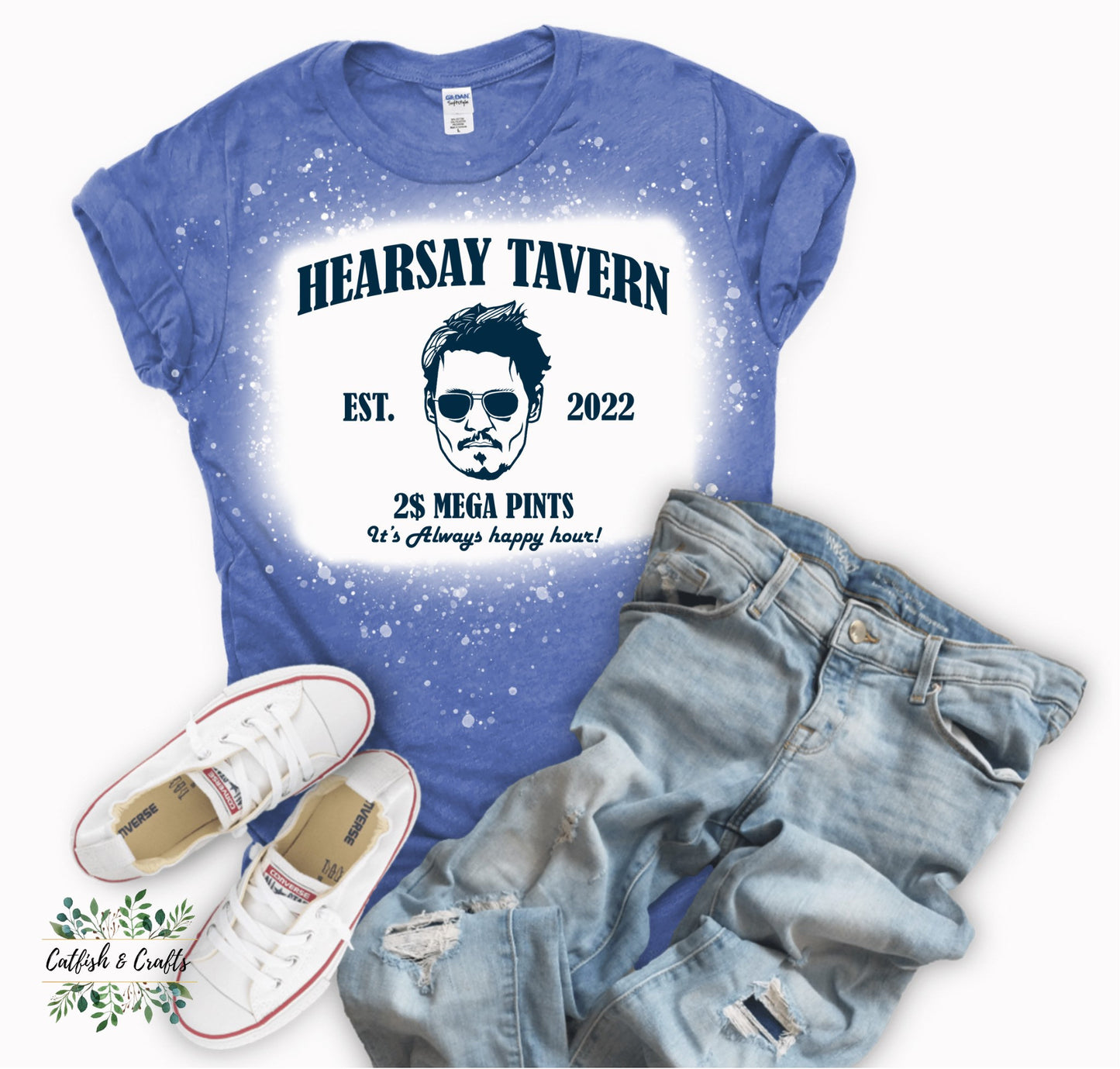 Hearsay Bleached Tee