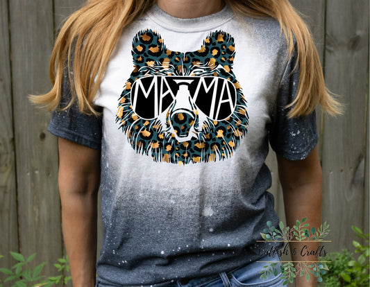 MAMA Bear bleached tee