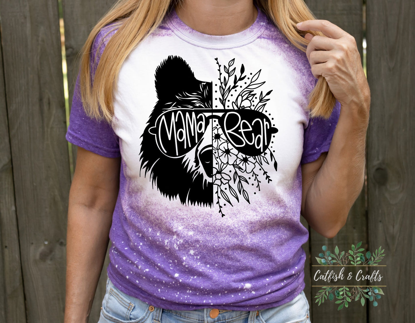 MAMA Bear Bleached Tee