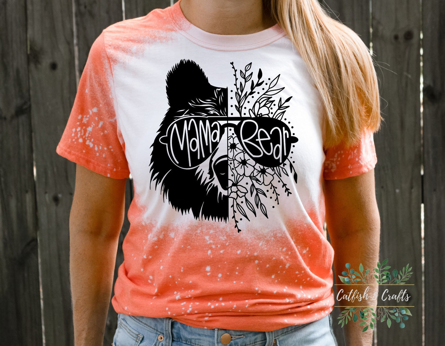 MAMA Bear Bleached Tee