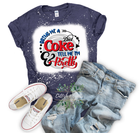 Diet Coke Bleached Tee