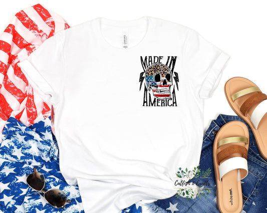 Made in America Pocket Skull Tee