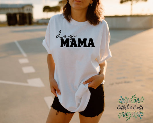 Dog Mama Graphic Tee Oversized