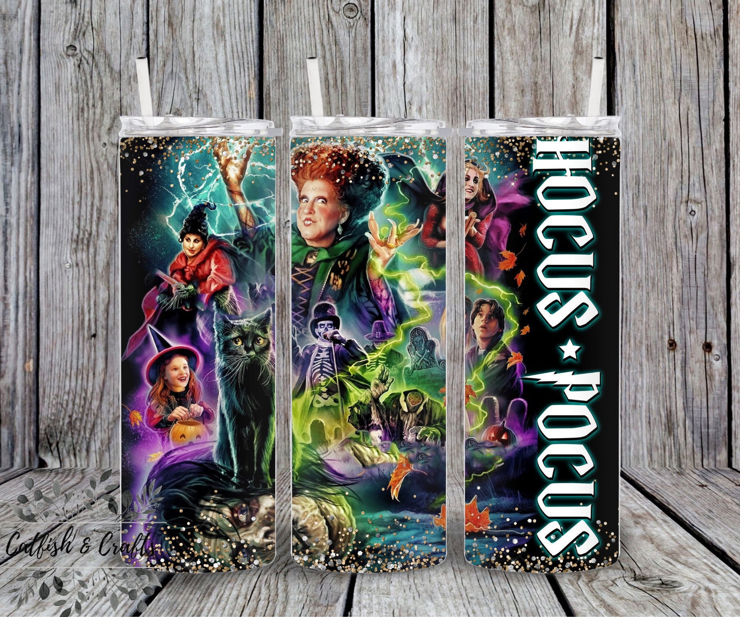 Hocus Pocus Halloween 20oz Straight Tumbler