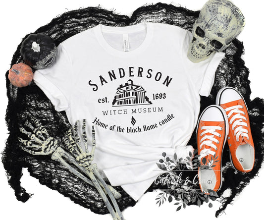 Sanderson Sisters black print tee Halloween hocus pocus