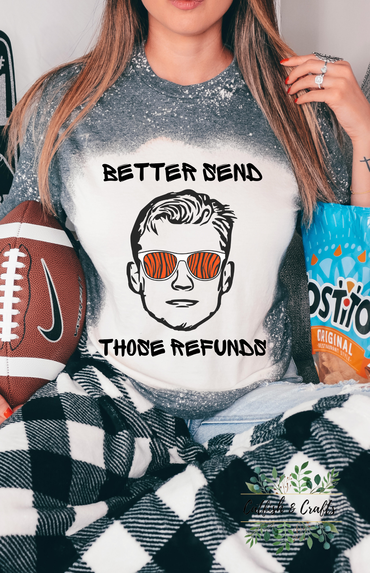 Better send those refunds Burrow Football Cincinnati Tee