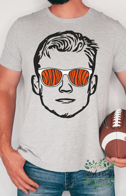 Football Burrow Cincinnati Tee