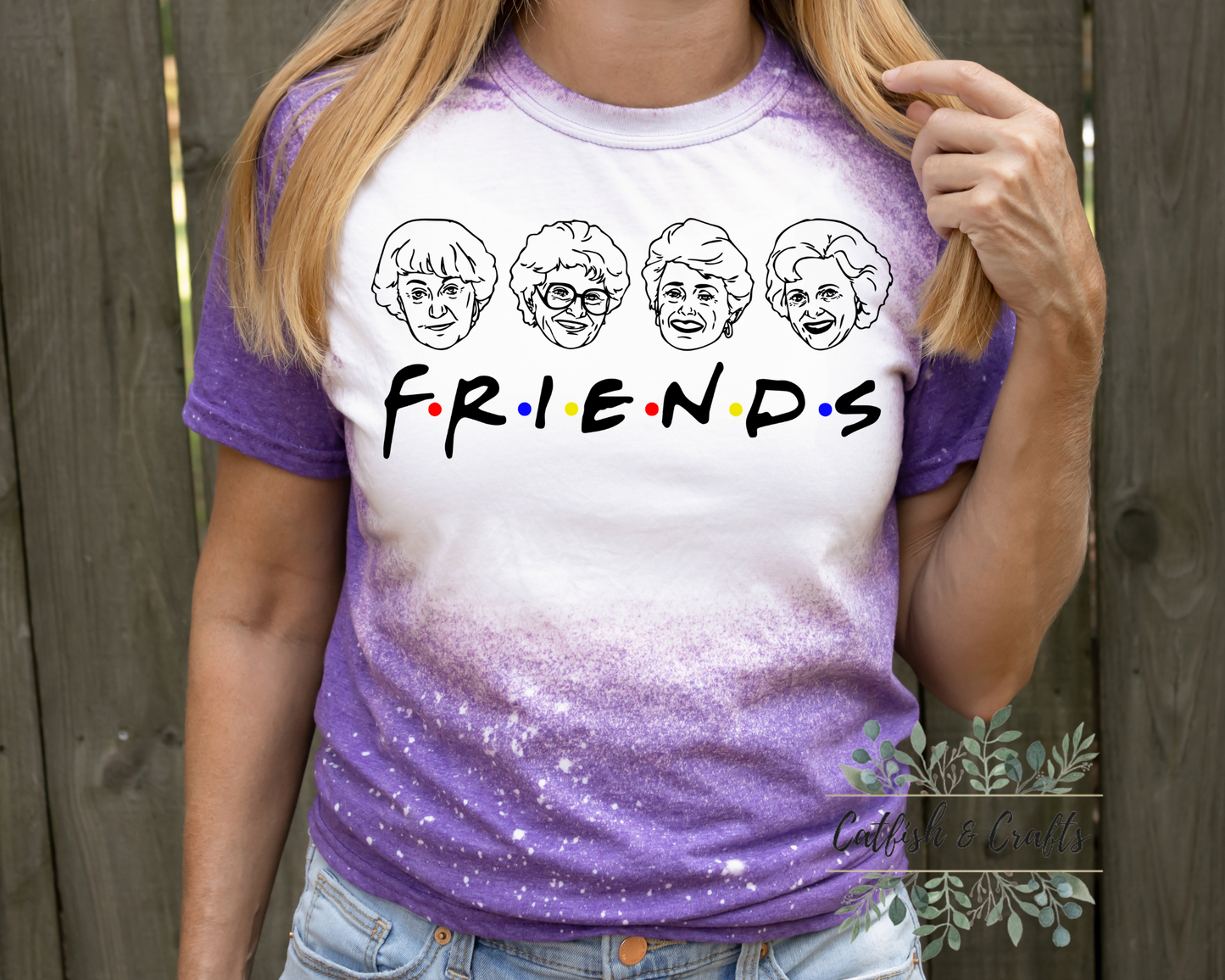 Friends Golden Girls Bleached Tee