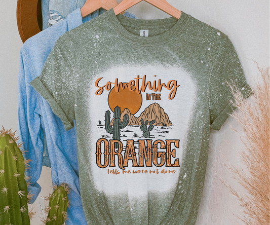 Something in the Orange Country Concert Bleached Tee